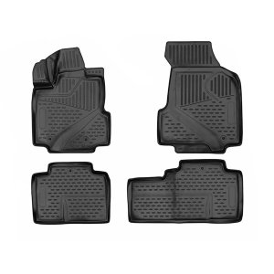 Honda Ridgeline Floor Mats - Omac - Rubber TPE - Black - '06-'14